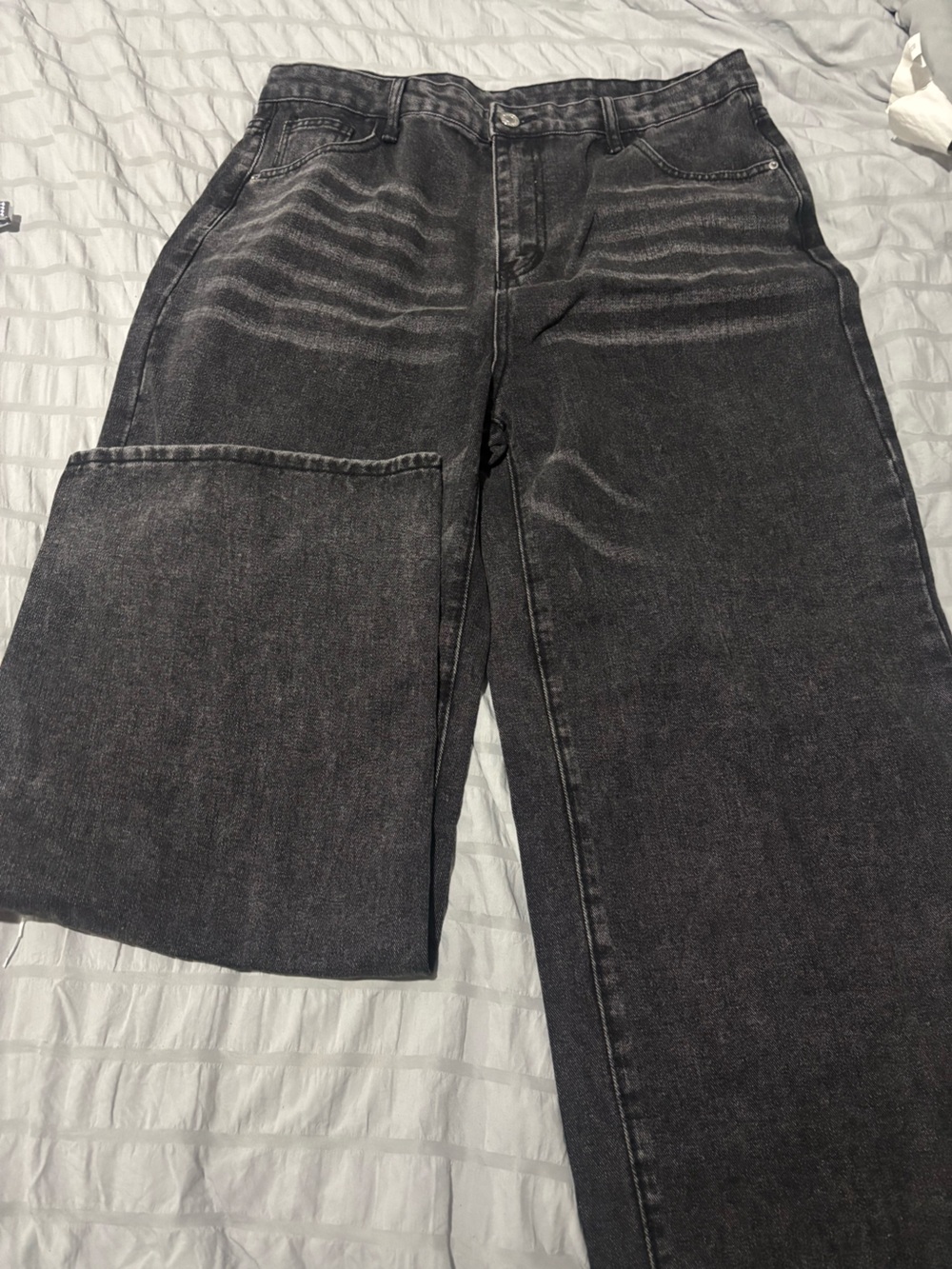 High Waist Wide Leg Jeans - Picture 3 of 3